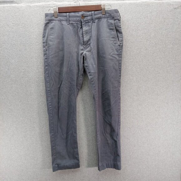 J. Crew Mercantile Flex Chino Pants W30 L30 Gray Cotton Blend - Picture 1 of 3